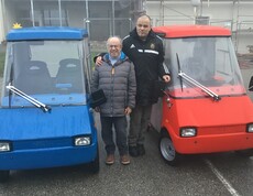 Konrad und Michael zu Besuch bei Graf Carello