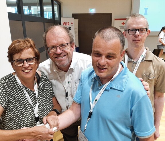 Brigitte Niedermair, Johann Lehner, Michael Wilhelm und eine weitere Person
