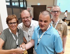 Brigitte Niedermair, Johann Lehner, Michael Wilhelm und eine weitere Person