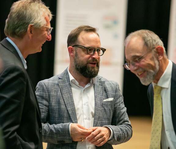 Norbert Hödebeck-Stuntebeck, Stefan Pimmingstorfer und Hubert Soyer beim PWS-Fachdialog und 