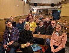 Gruppenfoto im Kino