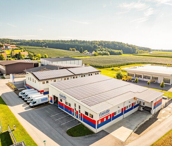 Luftaufnahme des Graf Carello-Werks