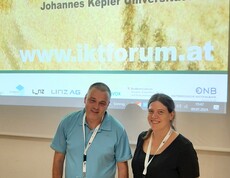 Michael Wilhelm mit einer Teilnehmerin 